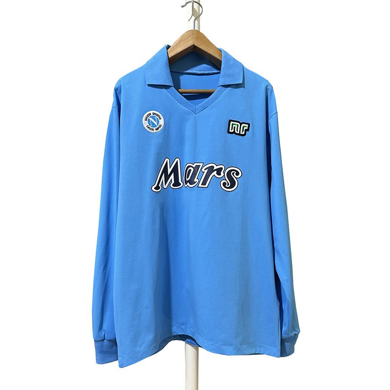 Napoli 1988 1989 Home Long Sleeve Retro Jersey