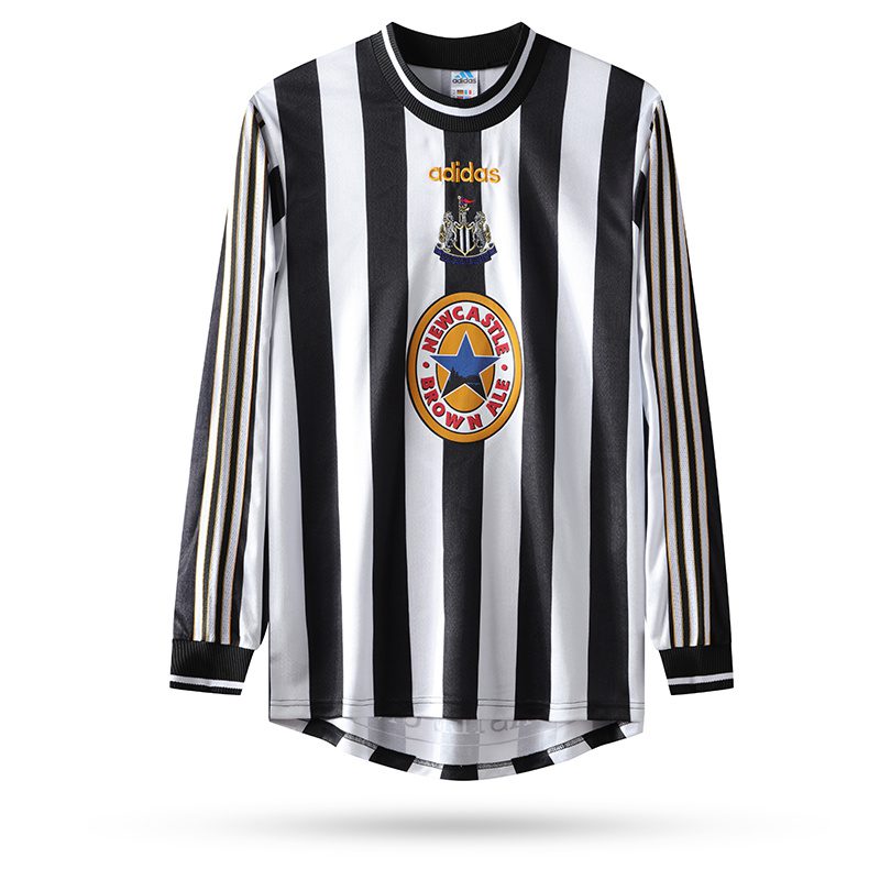 Newcastle United 1997 1999 Home Long Sleeve Jersey