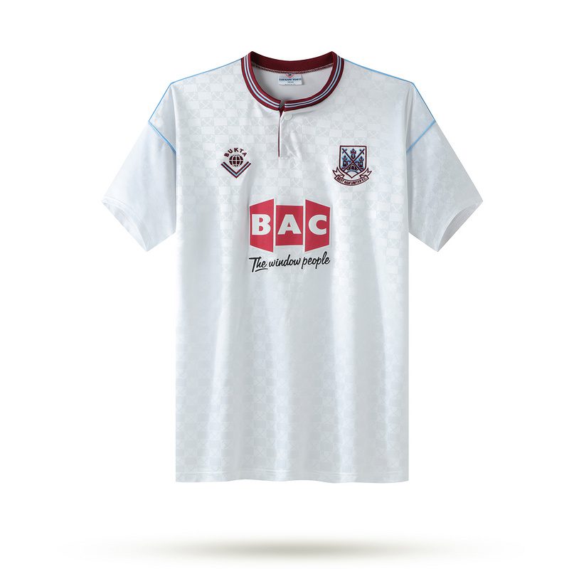West Ham United Away Retro Jersey 1989 1990