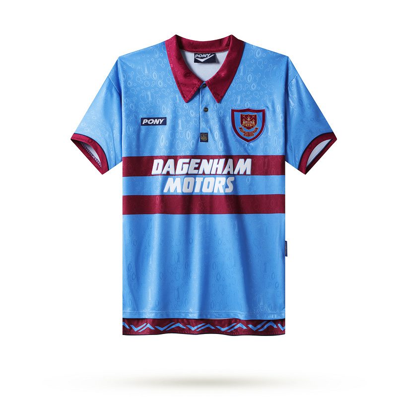 West Ham United Away Retro Jersey 1995 1997