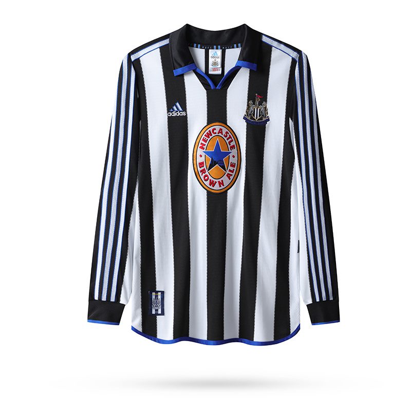 Newcastle United 1990 2000 Home Long Sleeve Jersey