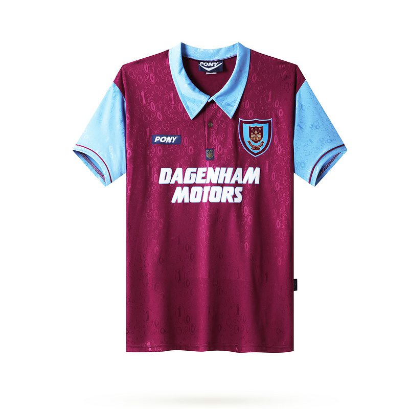 West Ham United Home Retro Jersey 1995 1997