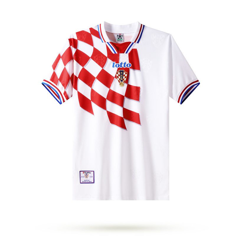 Croatia 1998 France World Cup Home Jersey