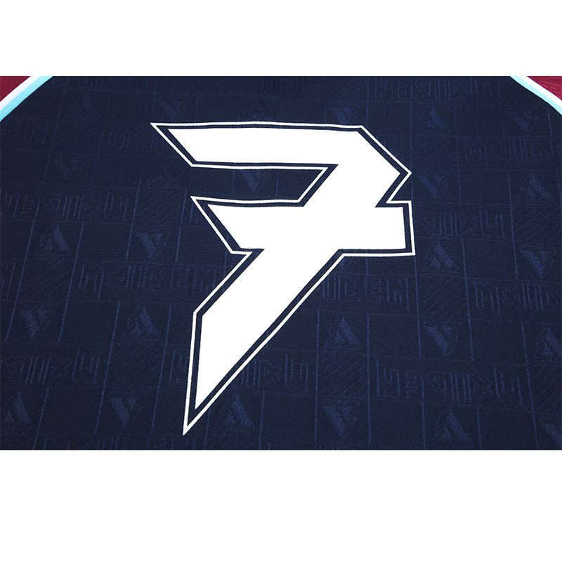 West Ham x Iron Maiden 1999 2001 Home Jersey - Image 10