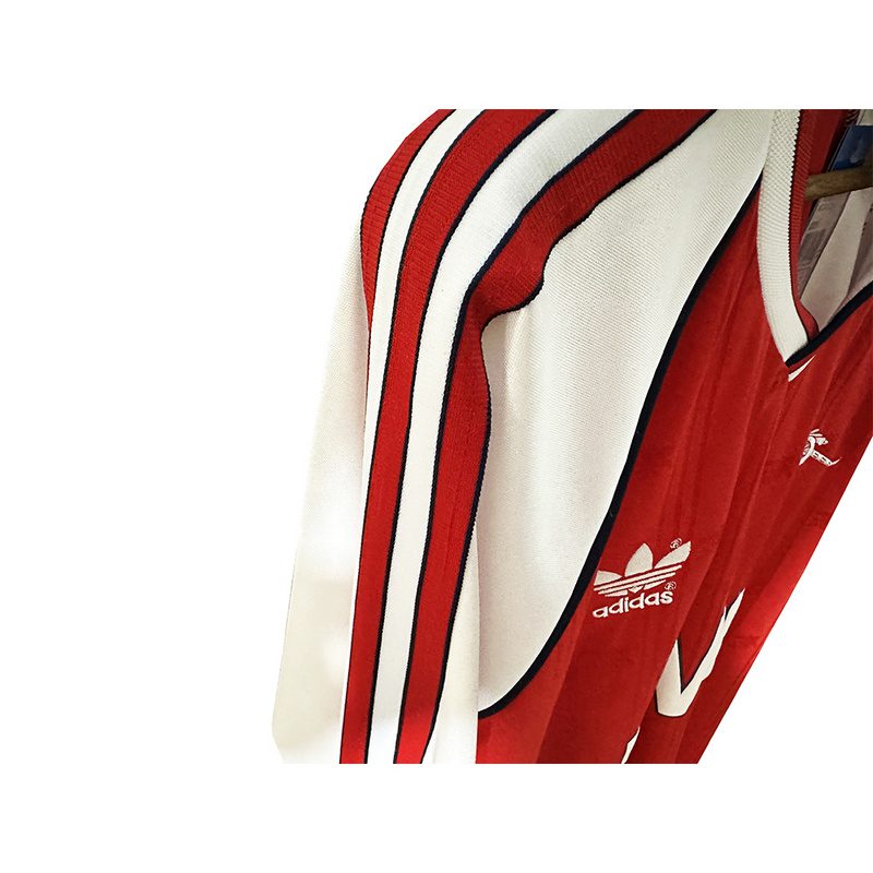 Arsenal 1988 1991 Home Long Sleeve Retro Jersey - Image 13