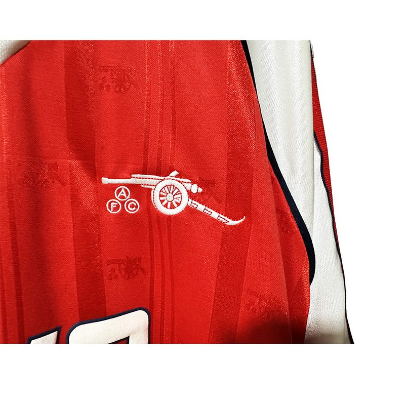 Arsenal 1988 1991 Home Long Sleeve Retro Jersey - Image 12