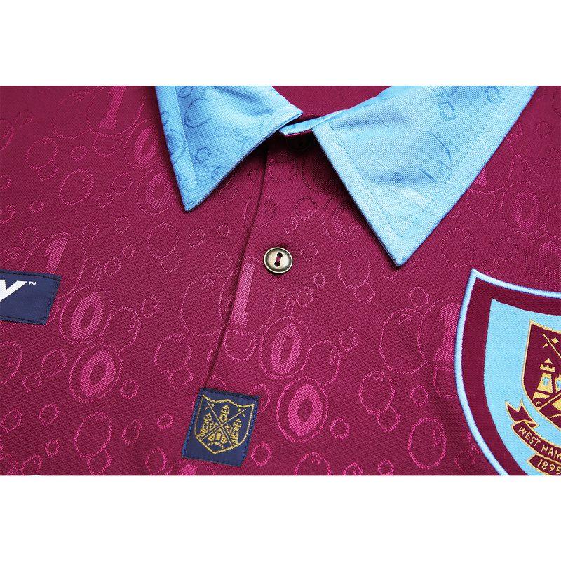 West Ham United Home Retro Jersey 1995 1997 - Image 3