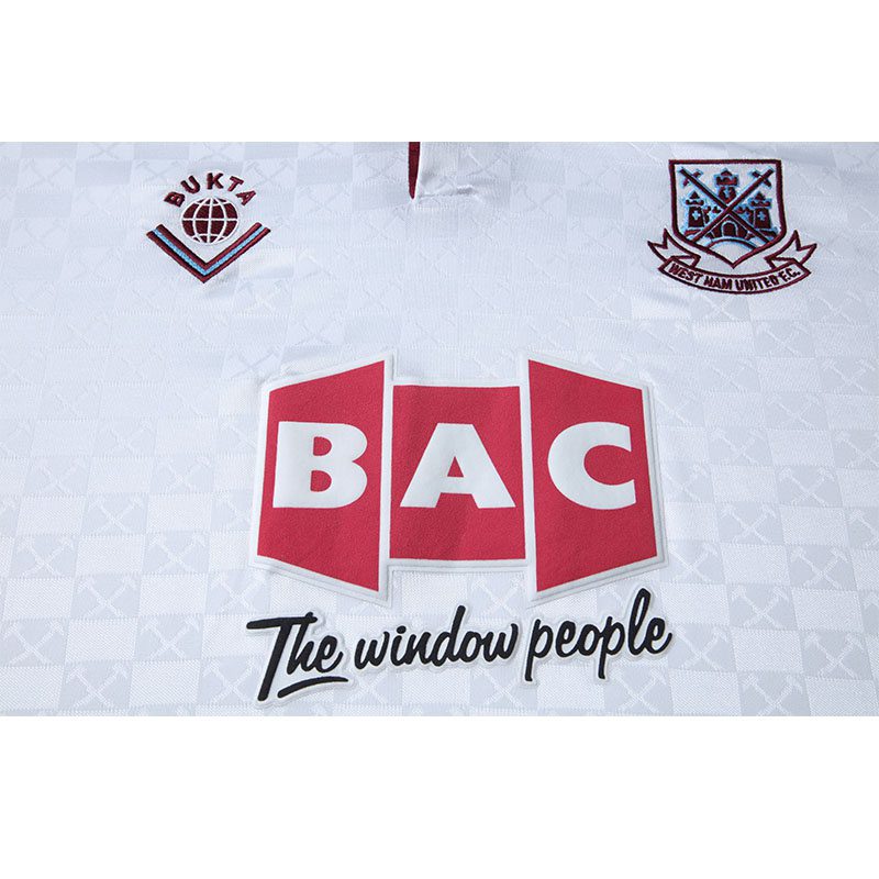 West Ham United Away Retro Jersey 1989 1990 - Image 4
