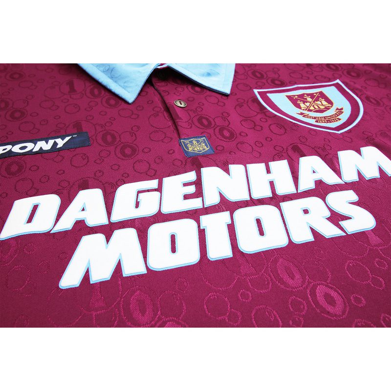 West Ham United Home Retro Jersey 1995 1997 - Image 7
