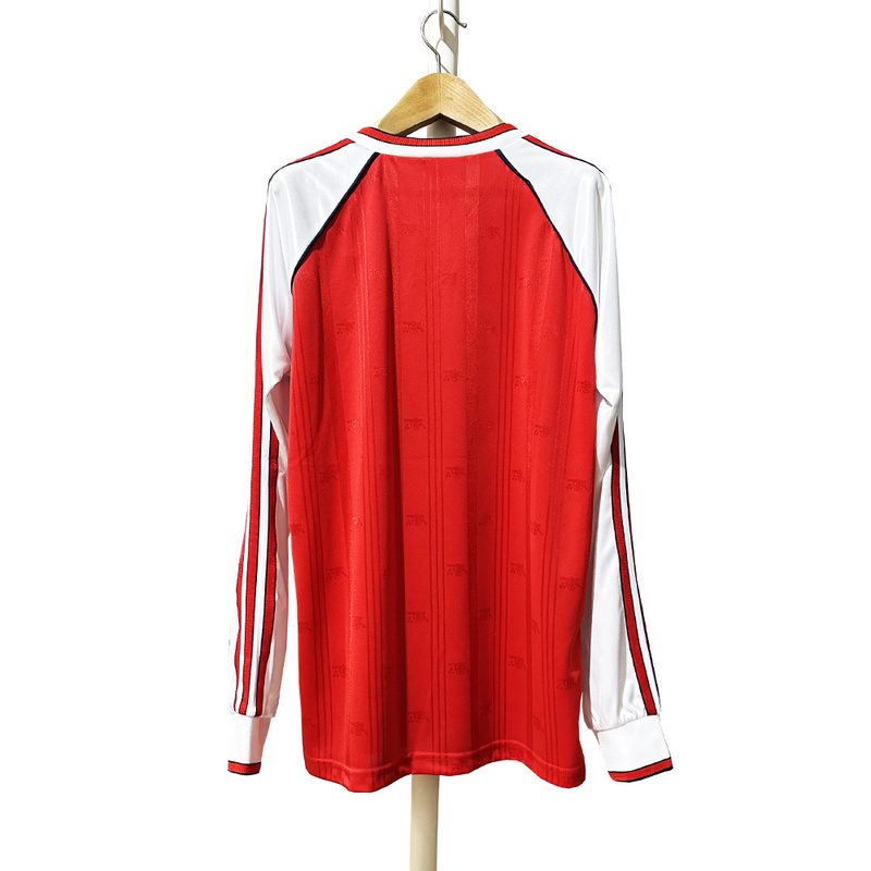 Arsenal 1988 1991 Home Long Sleeve Retro Jersey - Image 4