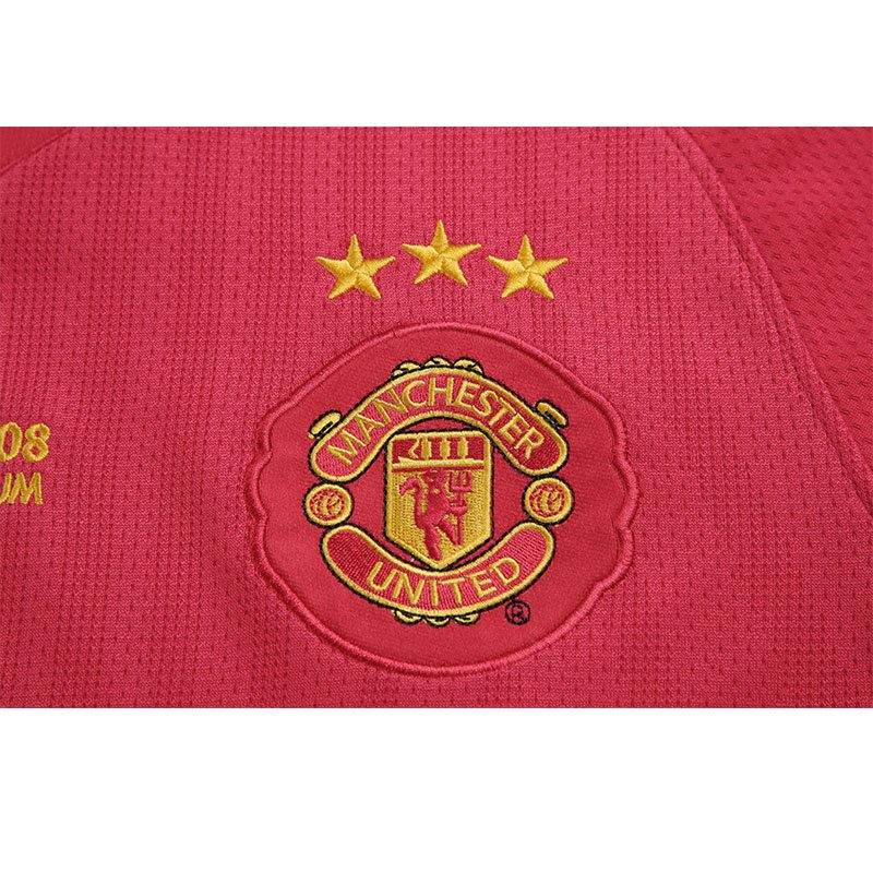 Manchester United 2008 Home Euro Three Stars Jersey - Image 8
