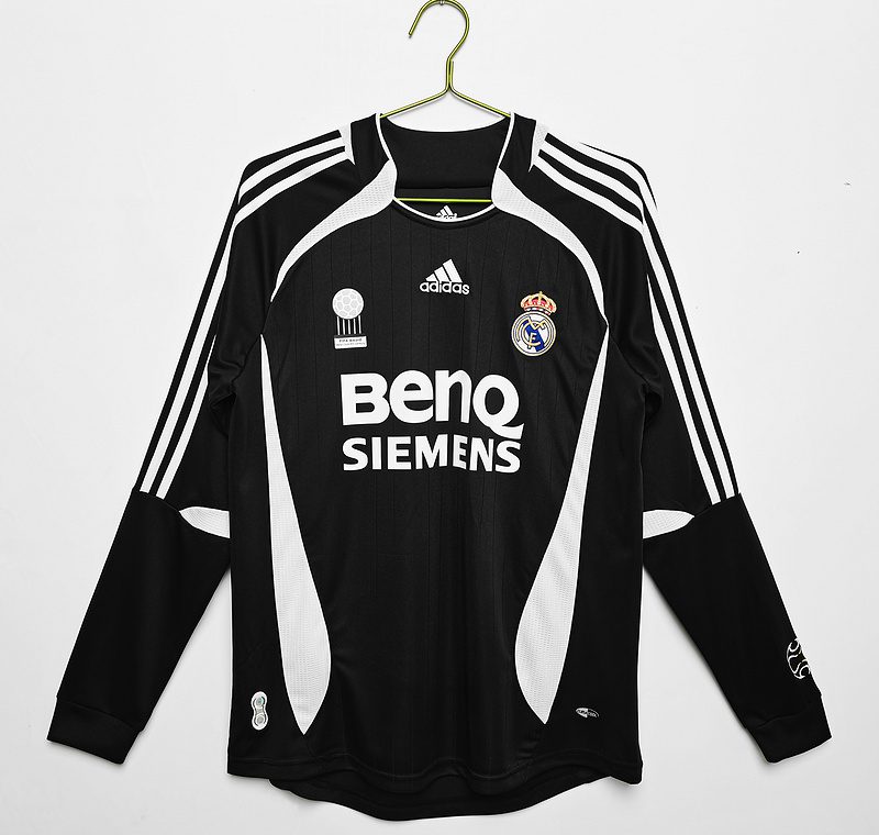 Real Madrid 2006 2007 Third Long Sleeve Retro Jersey