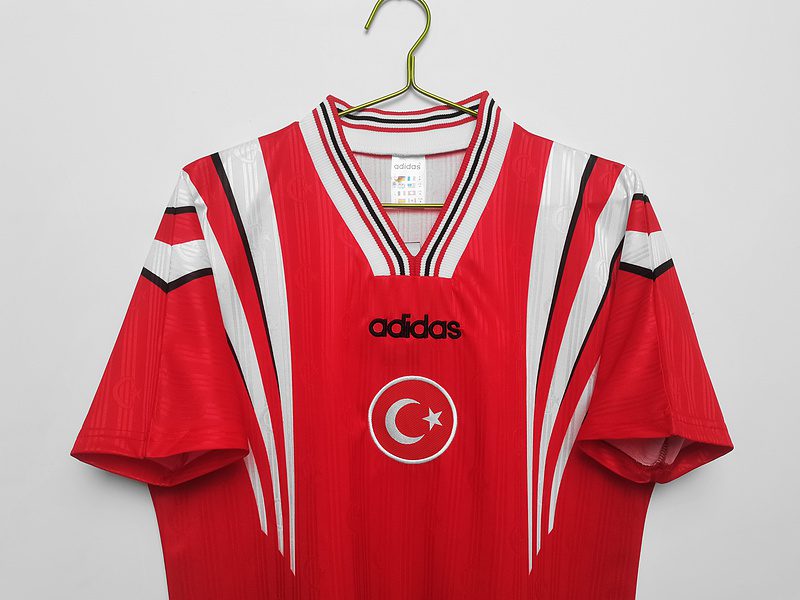 Turkey 1996 Home Retro Jersey - Image 6