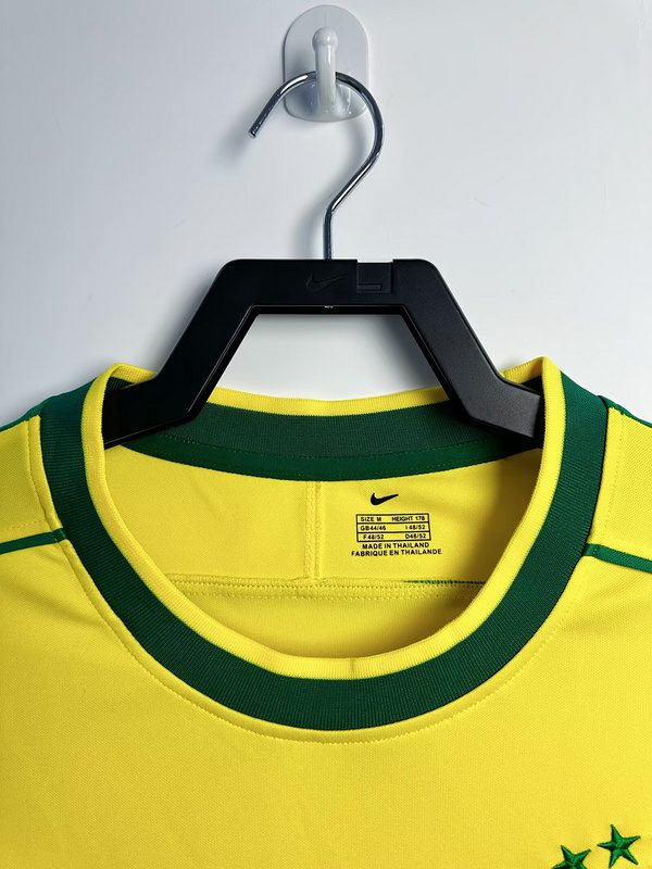Brazil 1998 Home Long Sleeve Jersey - Image 3