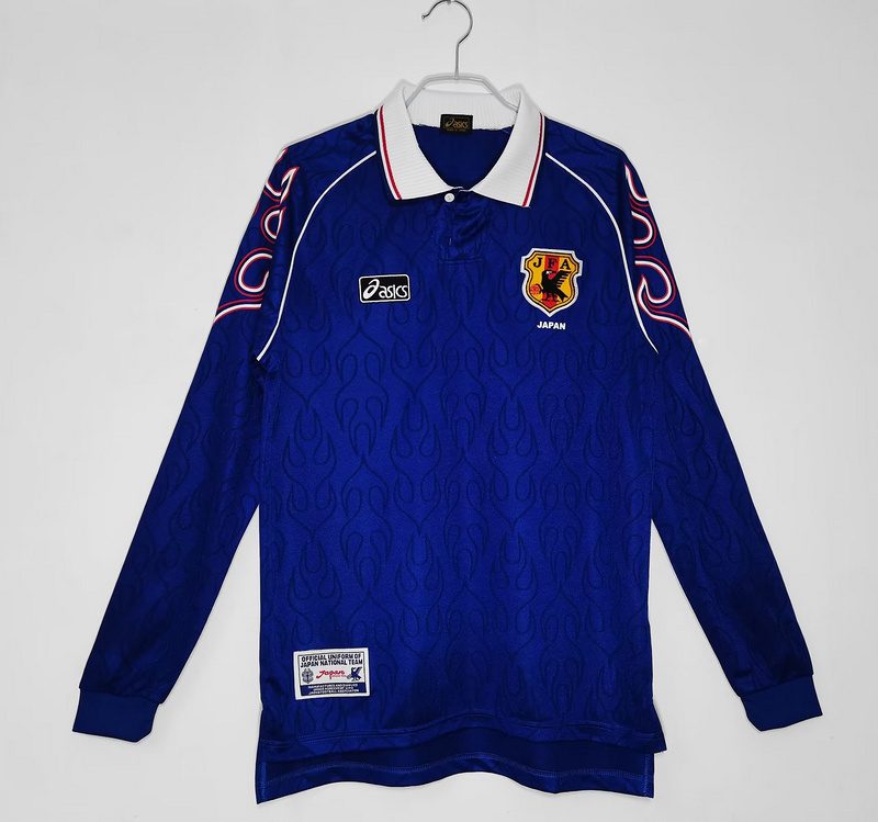 Japan 1998 Home Long Sleeve Retro Jersey