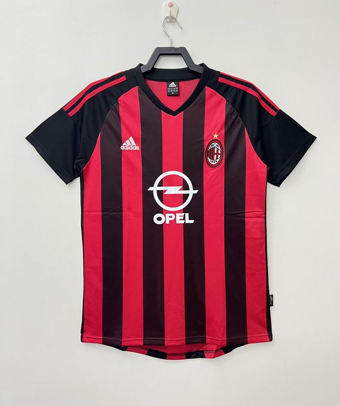 AC Milan Home 2002 2003 Jersey