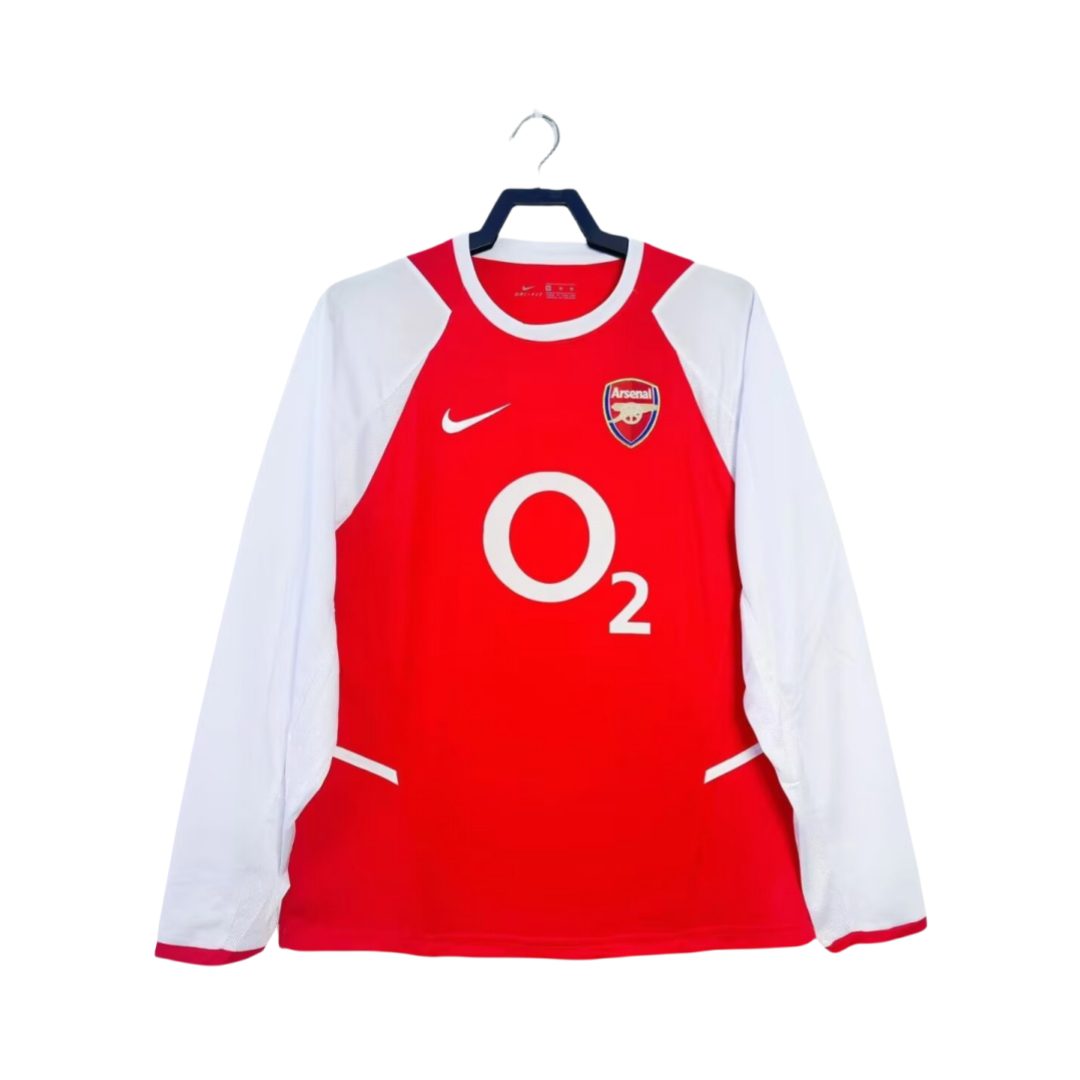 Arsenal 2002 2004 Home Long Sleeve Jersey