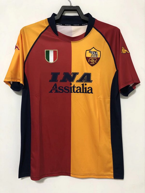 AS Roma Home 2000 2001 Retro Jersey