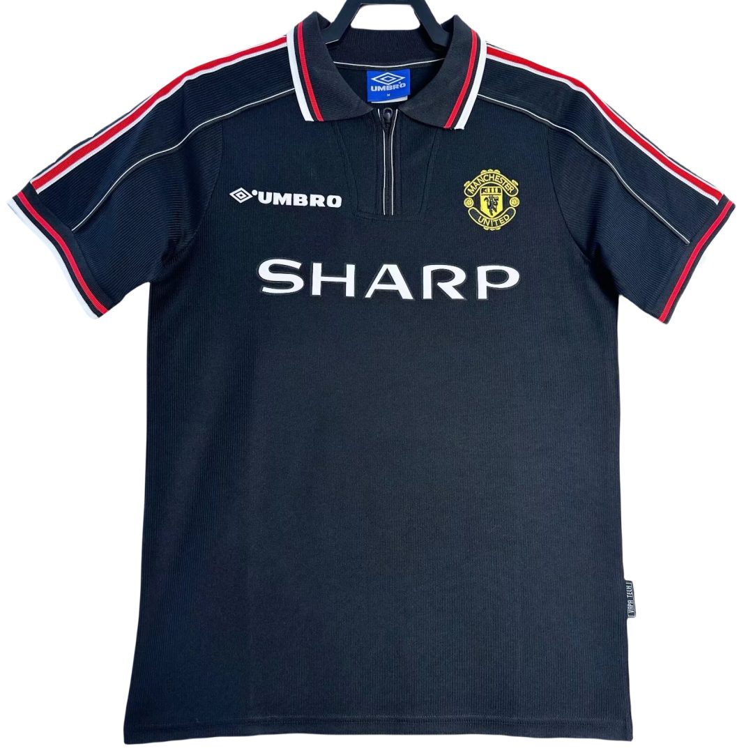 Manchester United 1998 1999 Black Jersey