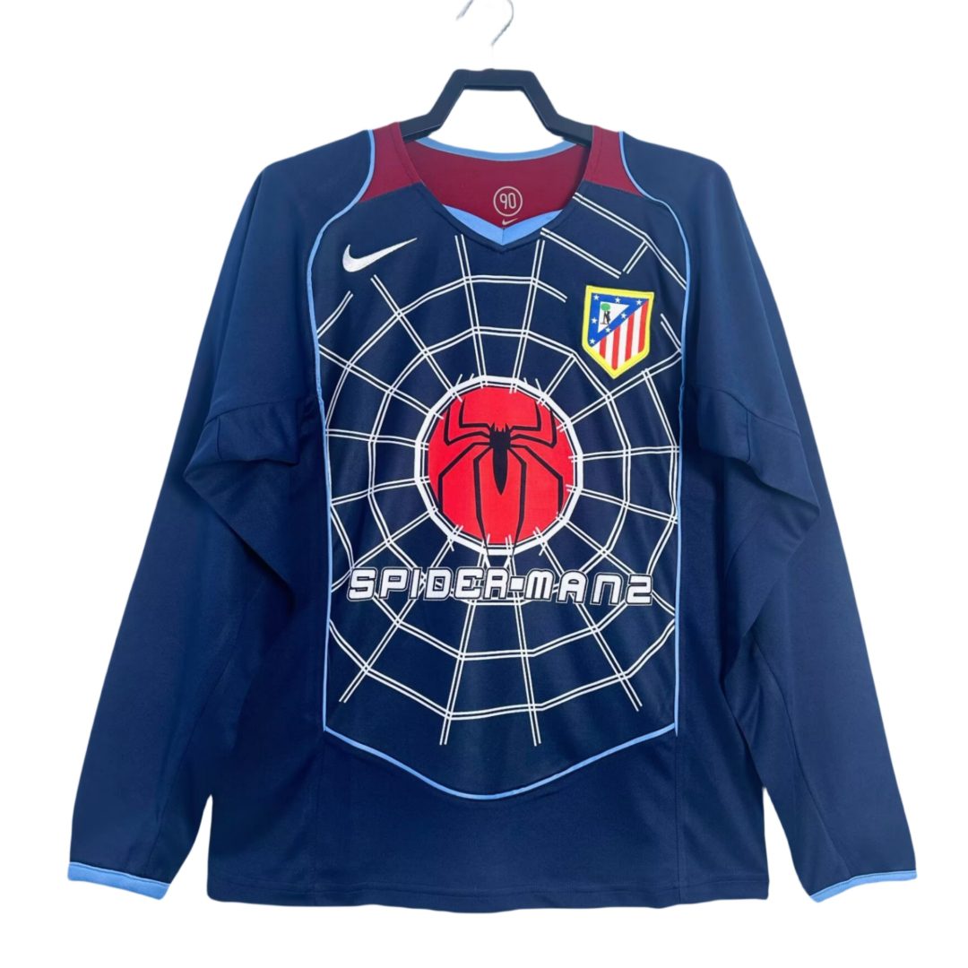 Atletico Madrid 2004 2005 Away Long Sleeve Jersey