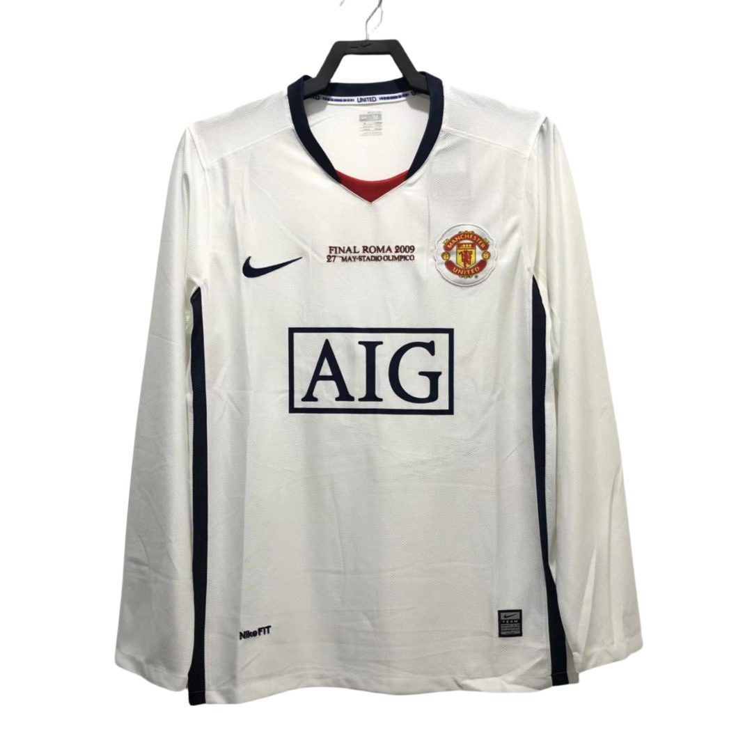 Manchester United 2008 2009 UCL Finial Long Sleeve Jersey
