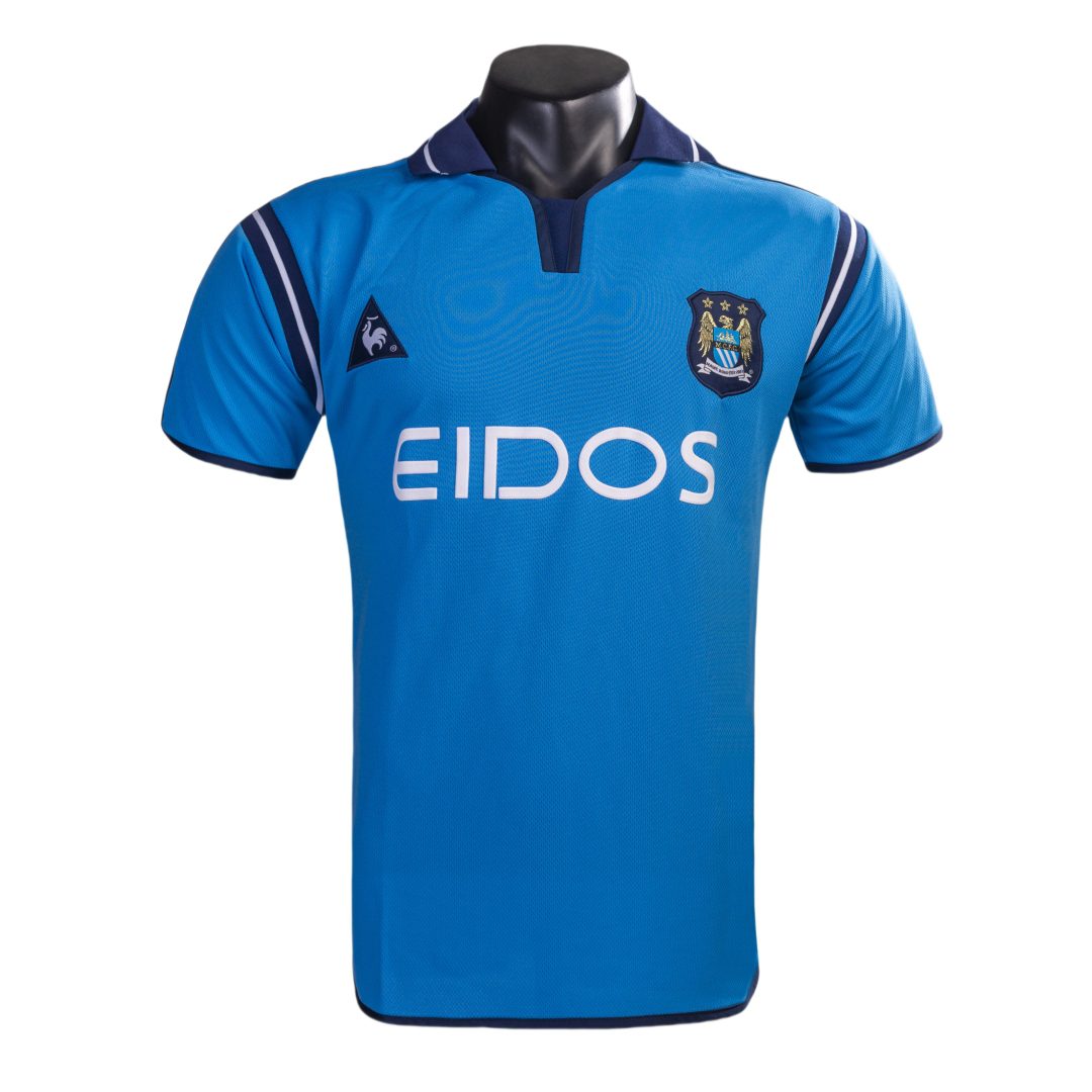 Manchester City 2001 2002 Home Retro Jersey