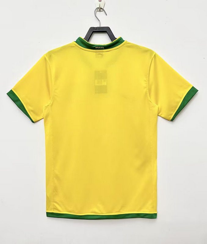Brazil 2006 Home Retro Jersey - Image 3