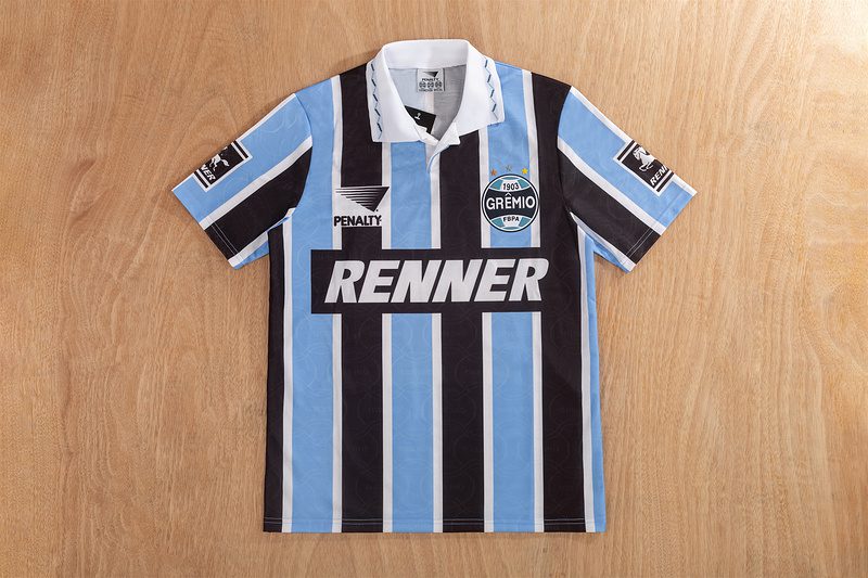 Gremio 1995 1996 Home Retro Jersey - Image 2