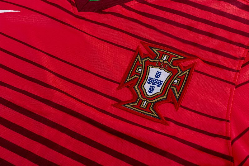Portugal 2014 Home Retro Jersey - Image 5