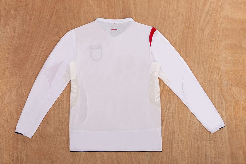 England 2006 Home Long Sleeve Jersey - Image 3