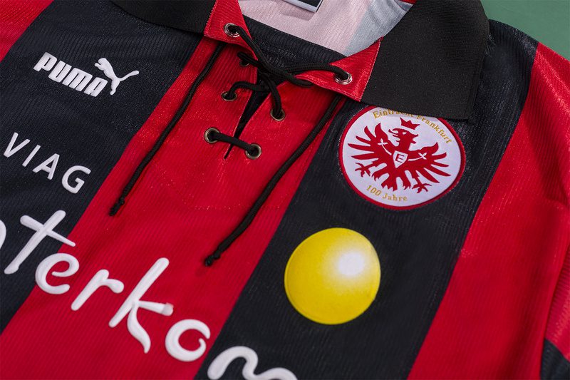 Frankfurt 1999 2000 Home Retro Jersey - Image 5