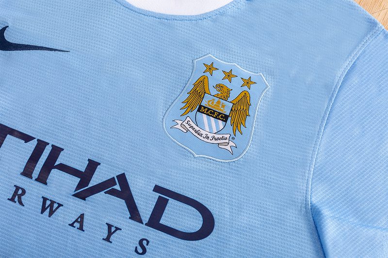 Manchester City 2013 2014 Home Retro Jersey - Image 7