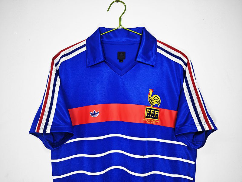 France Home Retro Shirt 1984 - Image 3