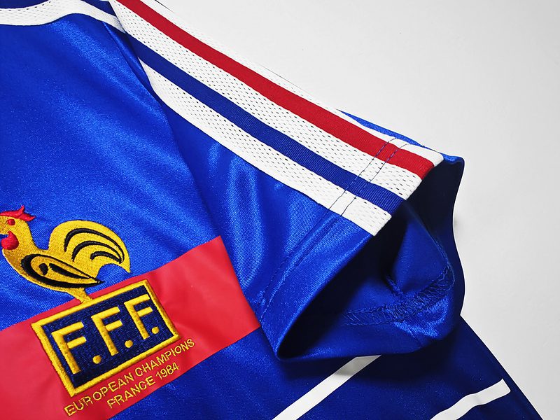 France Home Retro Shirt 1984 - Image 4