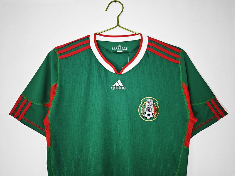 Mexico 2010 Home Retro Jersey - Image 3