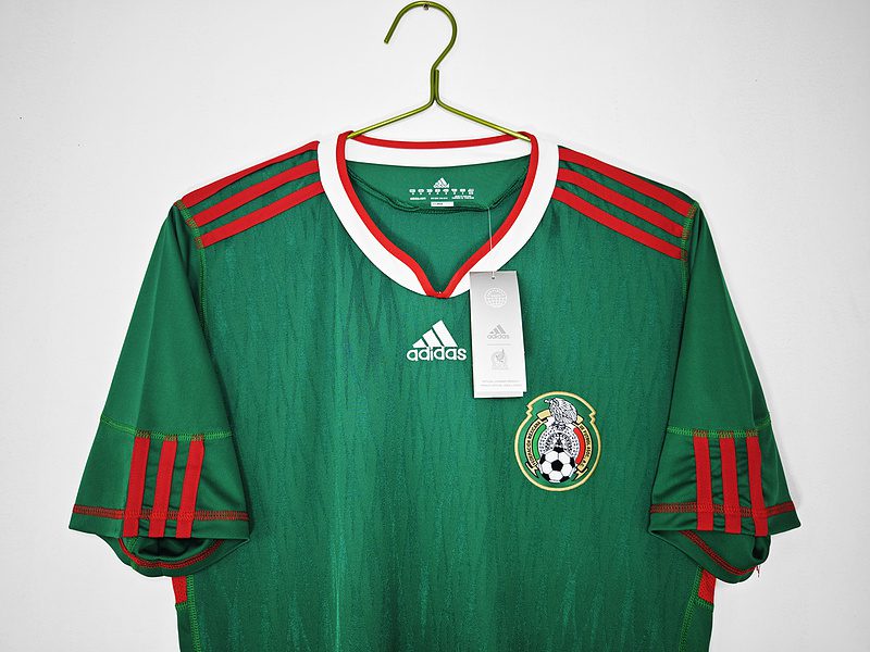 Mexico 2010 Home Retro Jersey - Image 7
