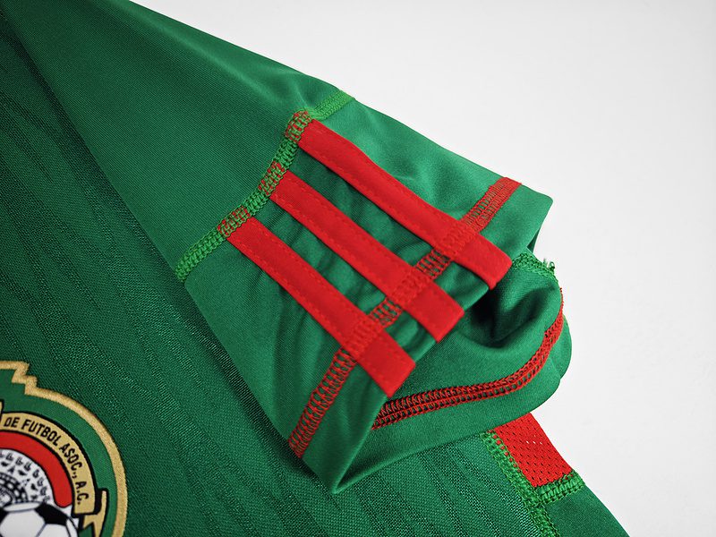 Mexico 2010 Home Retro Jersey - Image 6
