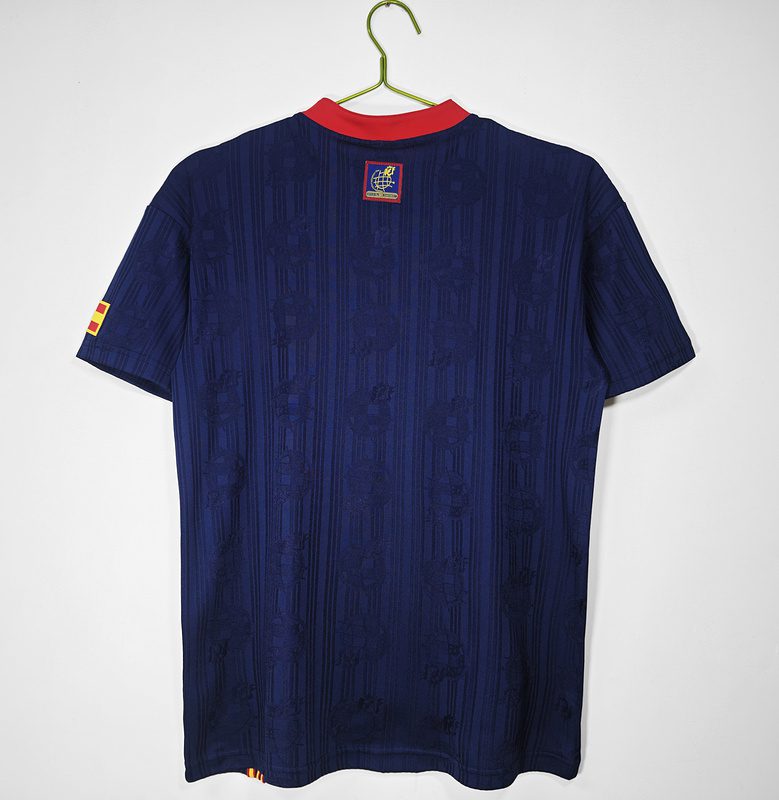 Spain 1996 Away Retro Jersey - Image 3