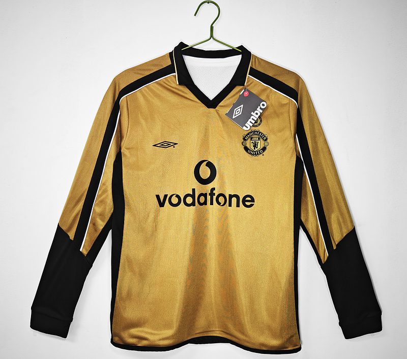 Manchester United 2001 2002 Centenary Long Sleeve Jersey(Doule Face)