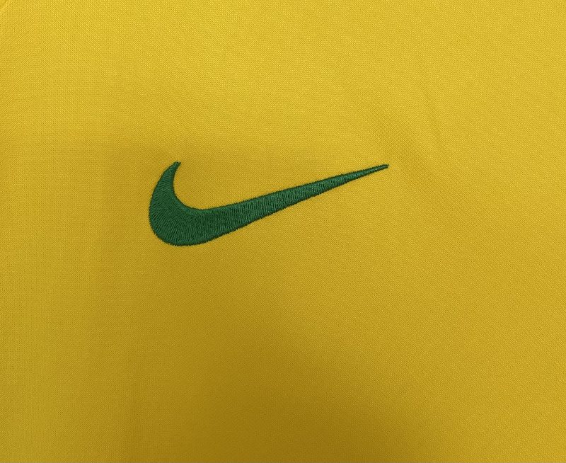 Brazil 2002Home Long Sleeve Retro Jersey - Image 4