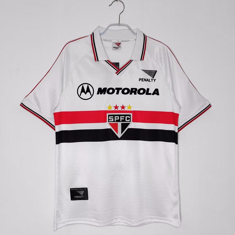 Sao Paulo Home retro jersey 2000 Season (With Neck)