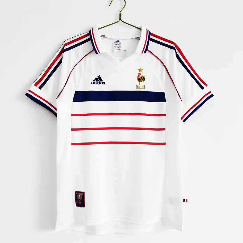 France 1998 Away Retro Jersey(Without Text)