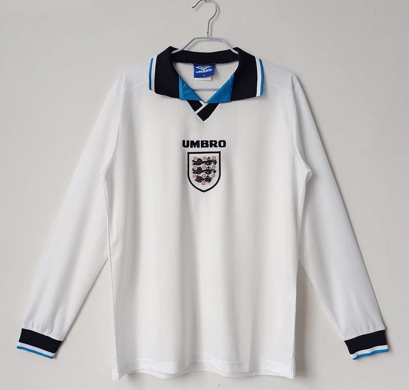 England Home Long Sleeve Retro Shirt 1996