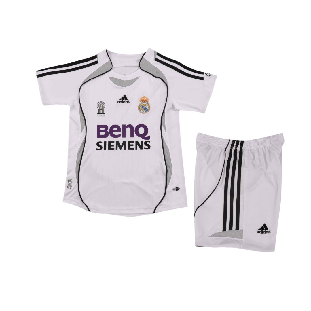 Real Madrid 2006 2007 Home Kid Kit (Jersey and Short)