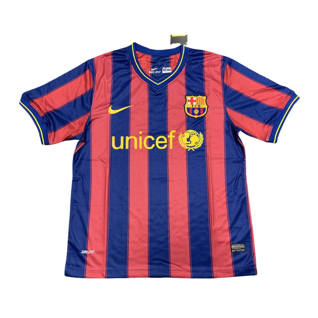 Barcelona 2009 2010 Home Retro Jersey