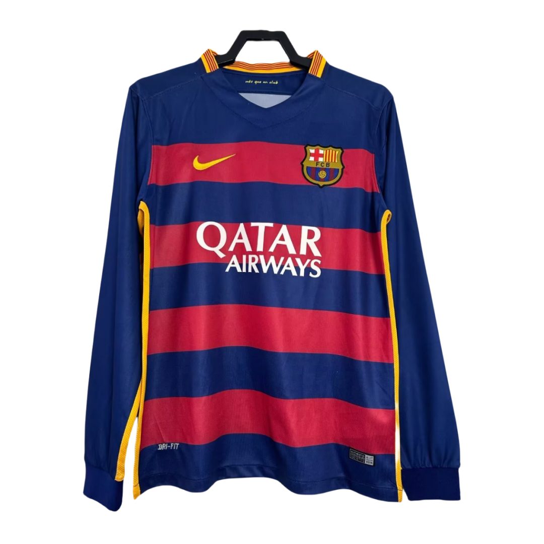 Barcelona 2015 2016 Home Long Sleeve Jersey