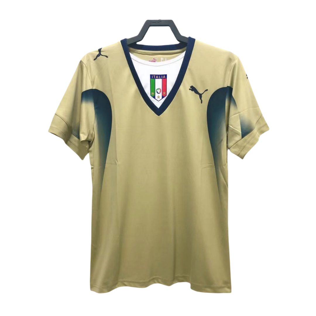 Italy 2006 Gold GK Retro Jersey