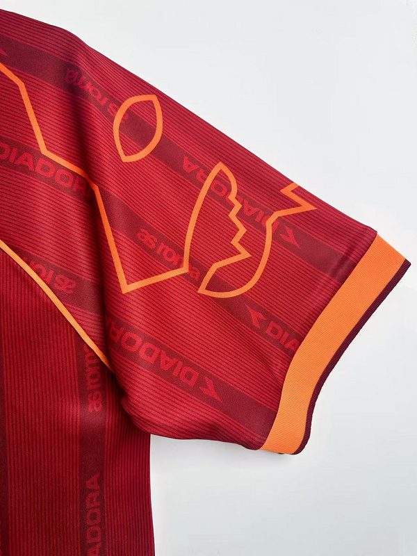 AS Roma 1999 2000 Home Retro Jersey - Image 8