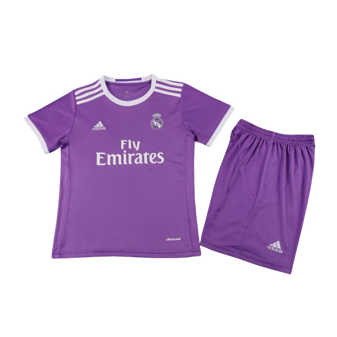 Real Madrid 2016 2017 Away Kid Kit (Jersey and Short)