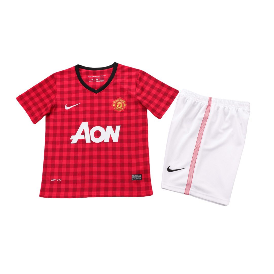 Manchester United 2012 2013 Home Retro Kid Kit (Jersey and Short)